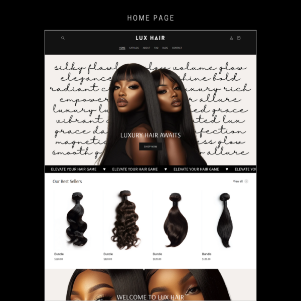 Lux Hair Shopify Theme - Image 2