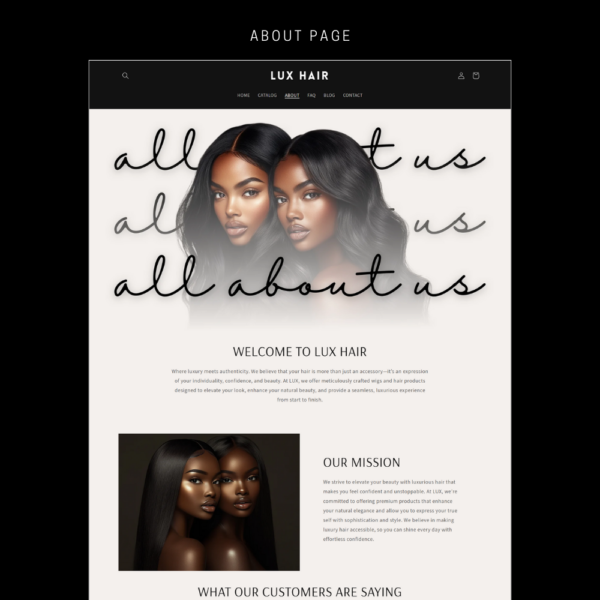 Lux Hair Shopify Theme - Image 3