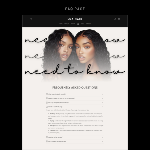 Lux Hair Shopify Theme - Image 4
